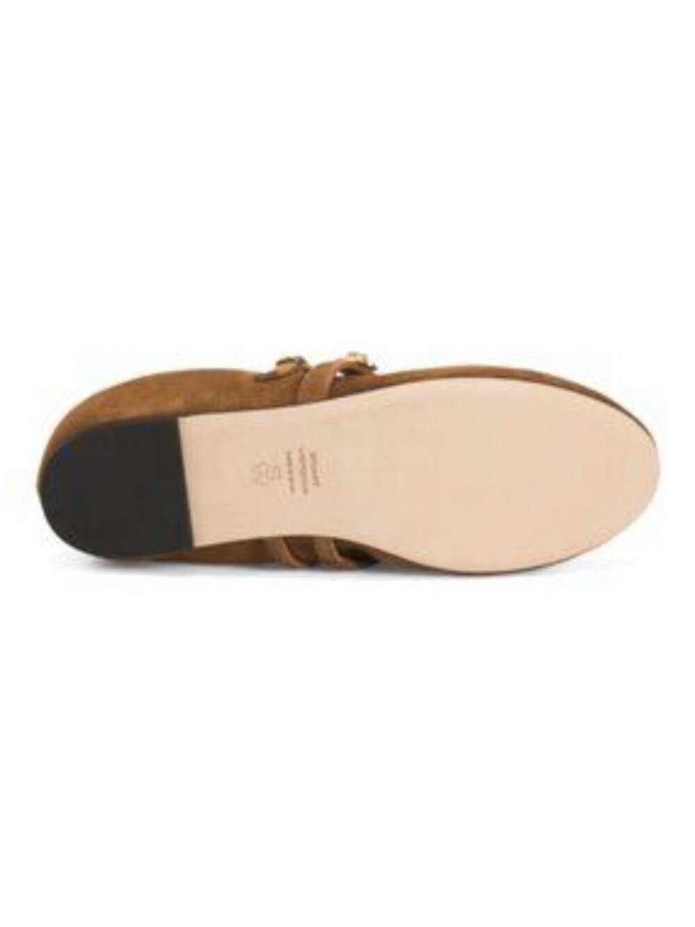 STUART WEITZMAN Made In Spain Suede Socharming Mary Jane Flats - Picture 4 of 4
